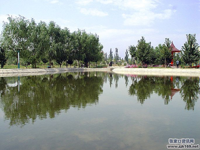 怀安县人工湖图片
