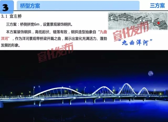 张家口宣化洋河上五座桥规划方案出炉,公开向社会征求意见